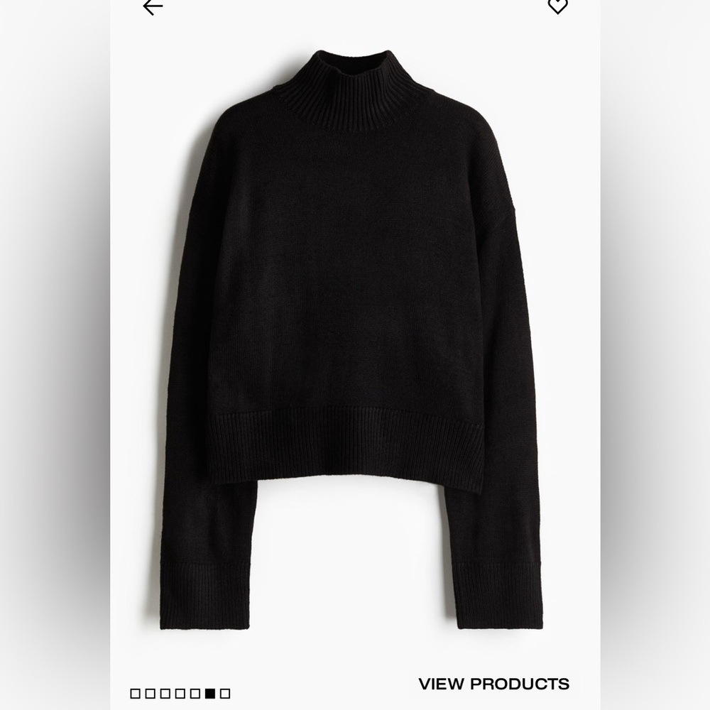 Fine knit turtleneck